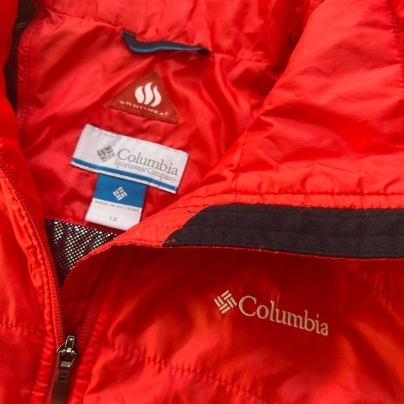 COLUMBIA Sportswear Athletic Plus Size 1X Lady’s red Vest EUC Omni-Heat - Picture 2 of 16